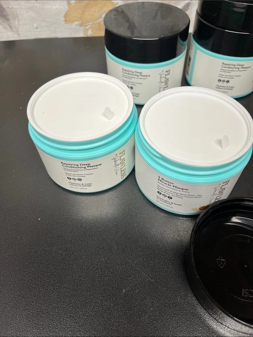 4 FLAWLESS by Gabrielle Union Hair Masque Set – Deep Repairing and 5 Butter